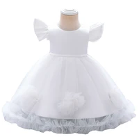 0 5 years lace flower newborn baptism dress for baby girls first birthday party wedding dress toddler girl christening vestidos