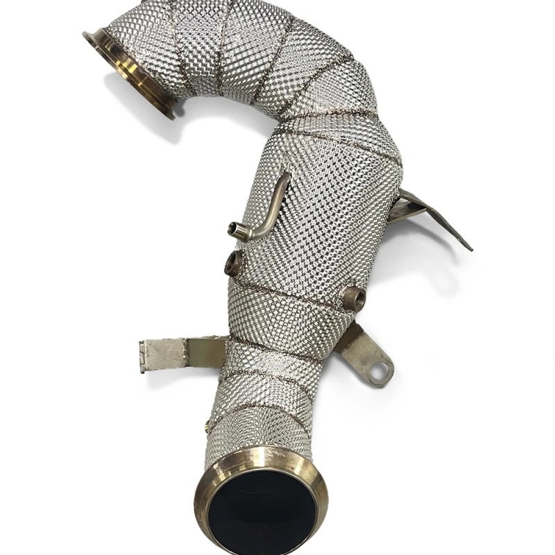 Система выхлопной трубы с высоким потоком для Mercedes AMG A45/A45S/CLA45