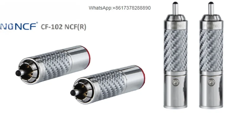 Новый Guhe CF-102 NCF (R) флагманский разъем RCA сигнала без пайки