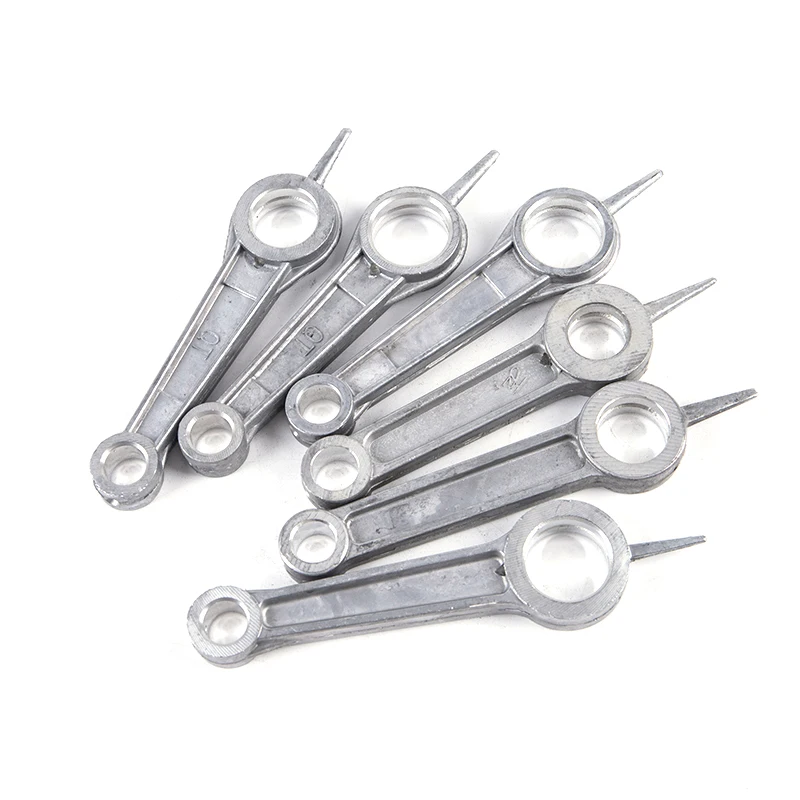 Connecting Rod Silver Tone Aluminum Alloy For Air Compressor