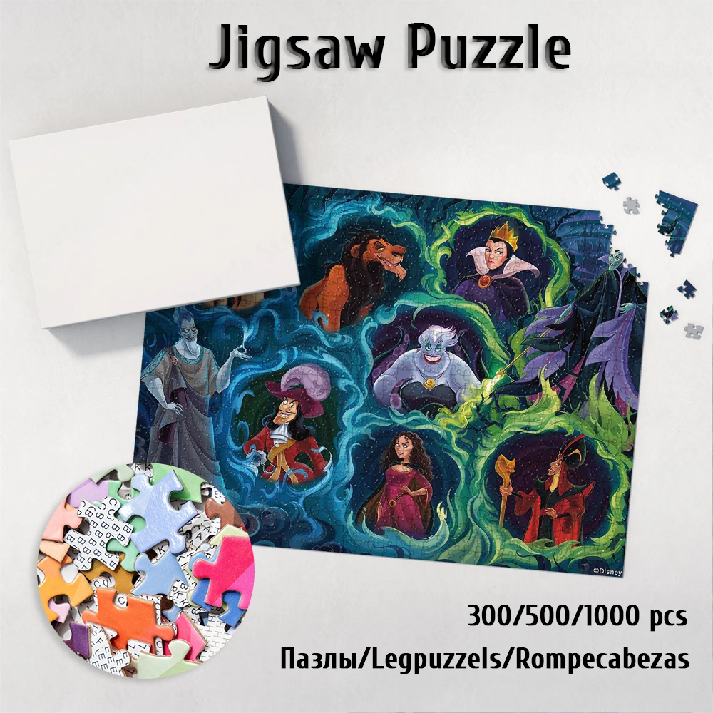 S Disney Villain Witch Paper Jigsaw Puzzles Unique Design Fu