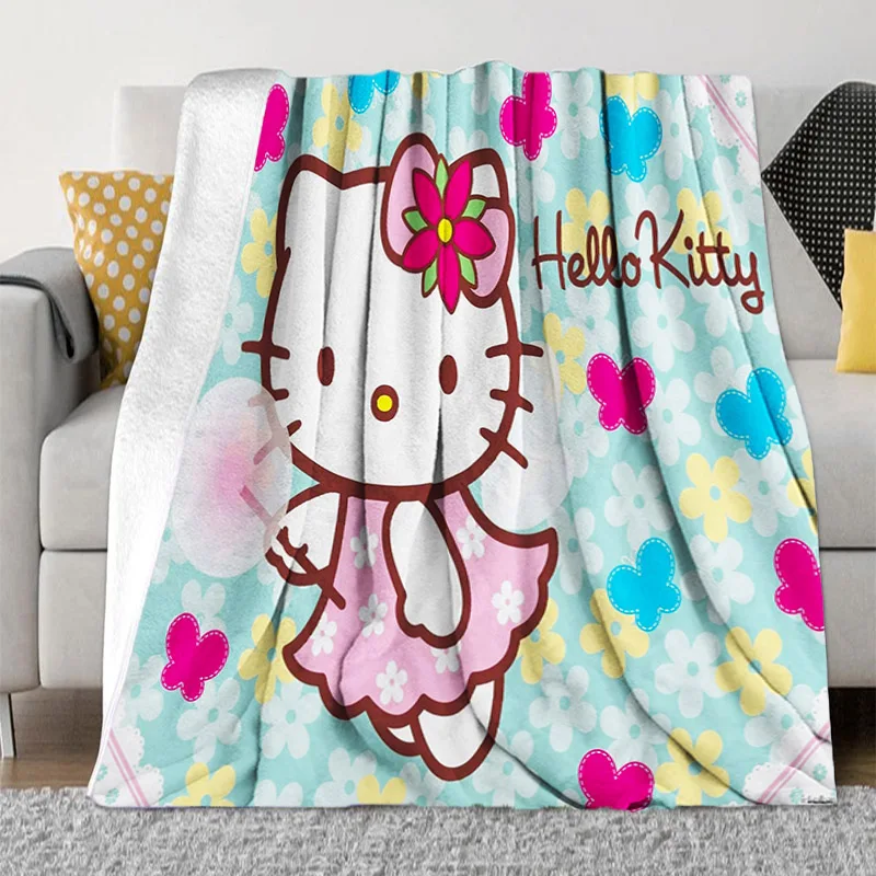 

Hellos Cat Kittys Blankets Throw Blanket for Sofa Cristiano Ronaldo Bedroom Decoration Decorative Plaid the Fluffy Soft Bed Boho