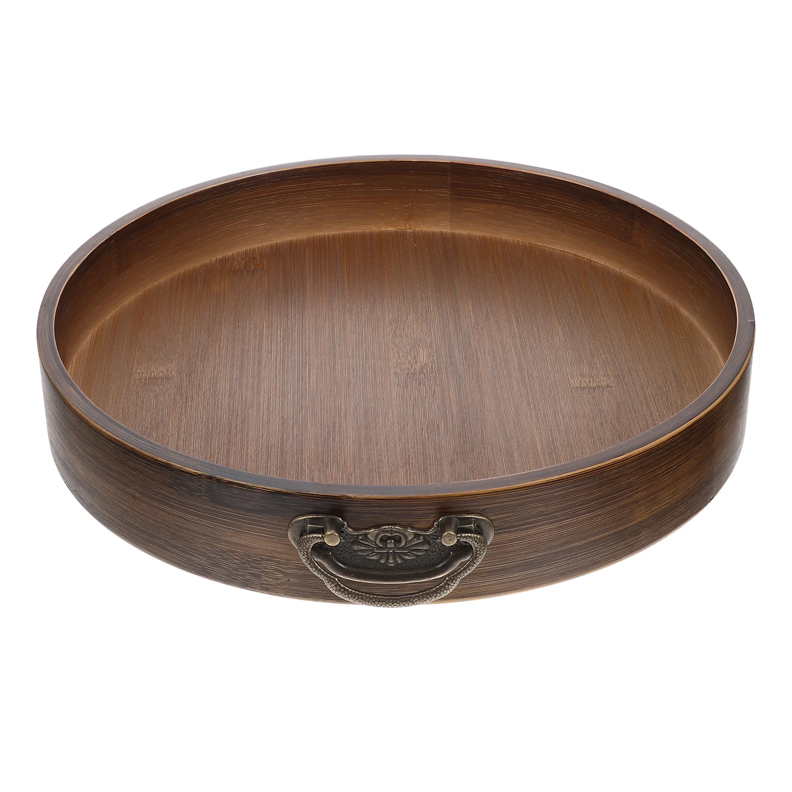 

Wooden Bamboo Serving Tray Tea Cup Saucer Trays Snacks Fruit Bread Storage Plate Sundries Dinner Plate Decoration