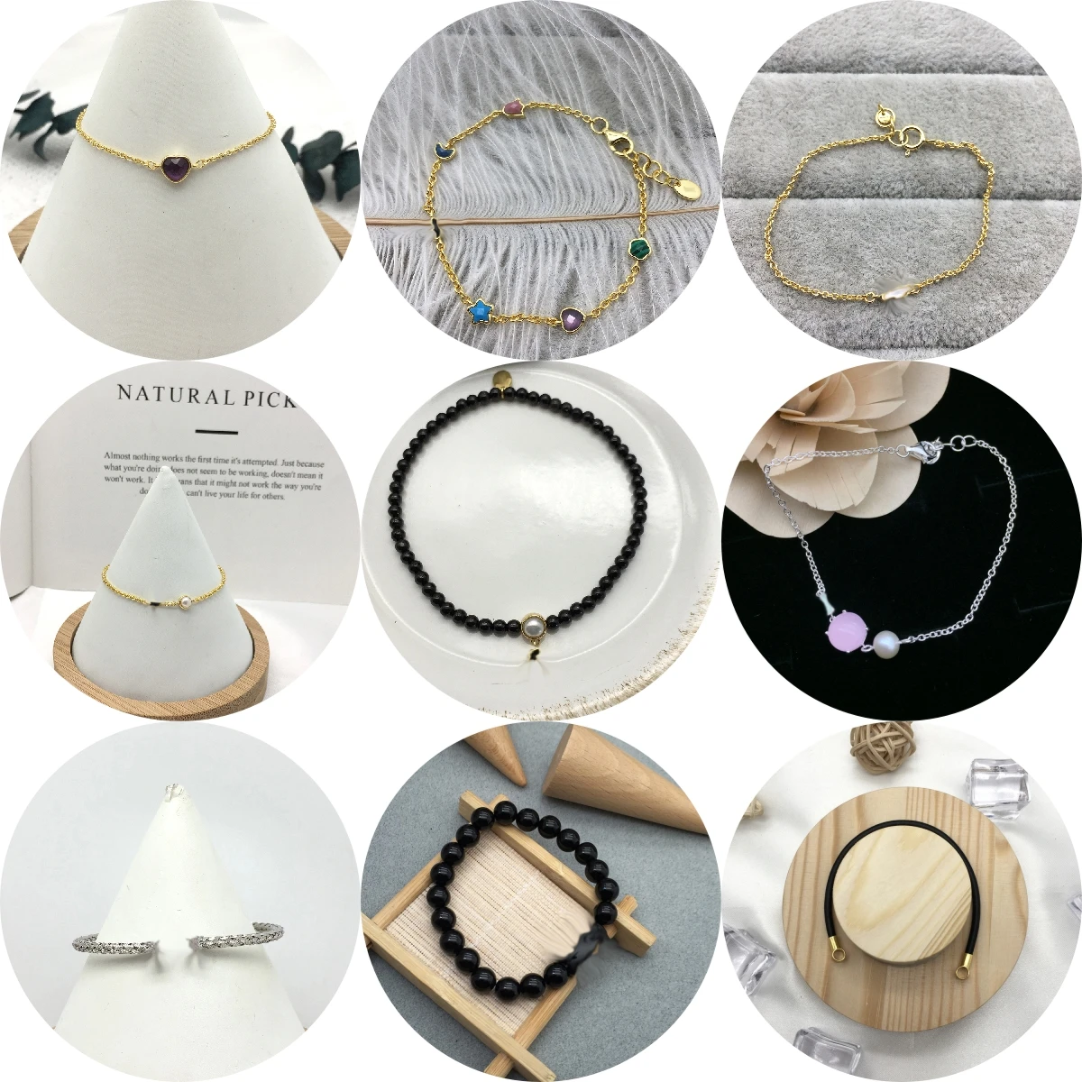 

Браслет из серебра 925 пробы с большим медведем и жемчугом