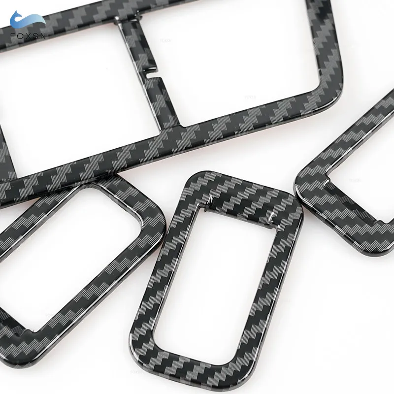 Автомобильный Стайлинг текстура углеродного волокна переключатель управления