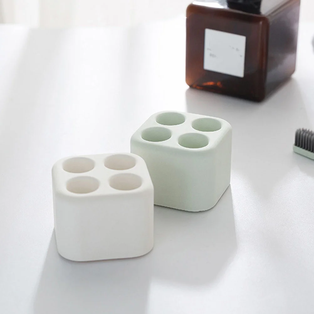 Держатель для зубных щеток диатомовой мини-подставка ванной комнаты