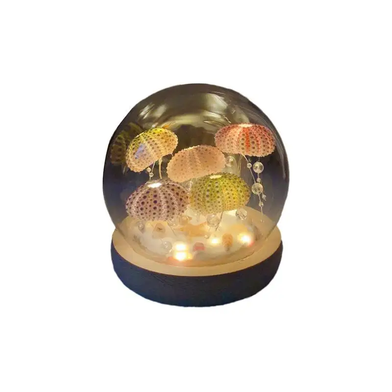 

Make Your Own Night Light Under The Sea DIY Jellyfish Nightlight Ball Tabletop Decorations For Dormitory Living Room Study Room