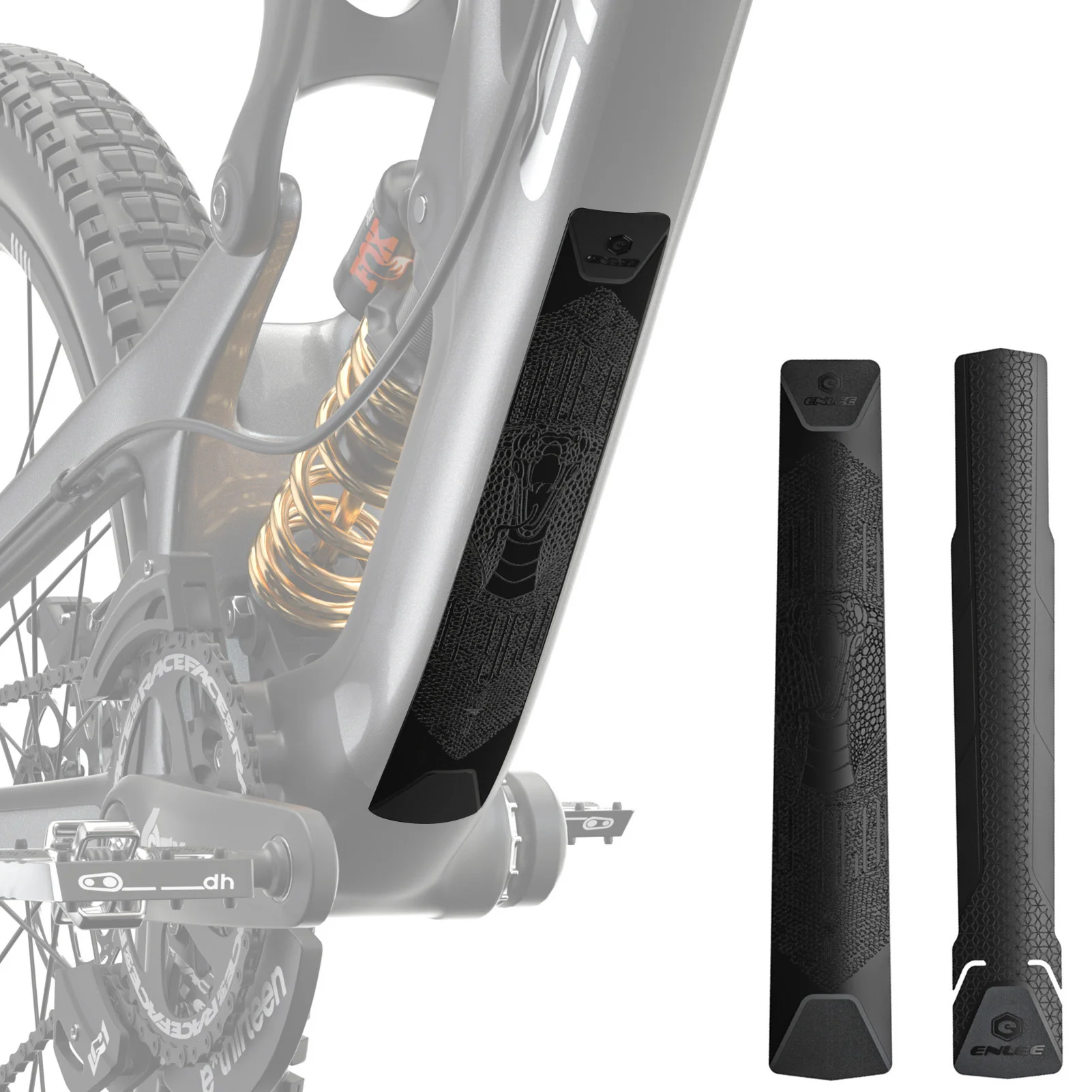 

Bicycle Frame Protector Bike Frame Guard Stickers Anti-Scratch Protectors For Bicycle Frame Anti-Collision Impact Resistant