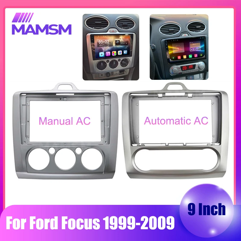 

2Din Car Radio Stereo Fascia Panel Frame Adaptor Fitting Kit for Ford Focus 1999-2009 Installation Fitting Trim Kit