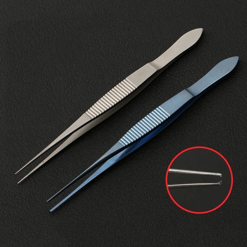 Imported 604 Eye Tweezers Double Eyelid Surgery Tools Microscopic Ophthalmic Instruments Fine Ophthalmic Tweezers Tissue Tweezer