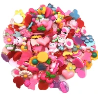 10pcs mixed korean version solid color bright oil lovely resin patch diy manual hairpin ring mobile phone case decor material