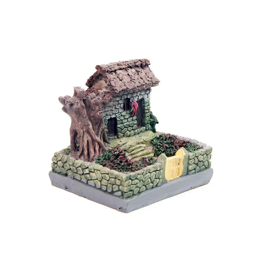 Мини-1 шт. Tradiational DIY ремесла бонсай Декор фигурки модель дома сцена статуя