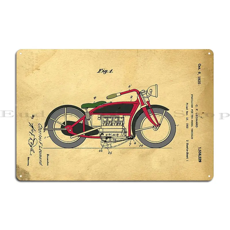 

Мотоциклетная металлическая табличка