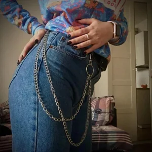 Imported Waist Chain Long Metal Keyring Keychain Rock Pants Chain Hipster Pant Jean Key Wallet Belt Ring Clip