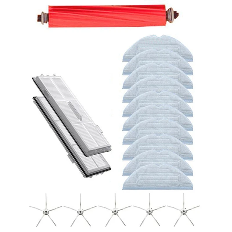 

18PCS High Quality Hepa Filter For Xiaomi Roborock T7S T7plus T7splus S7 Mopping Cloth Spare Parts