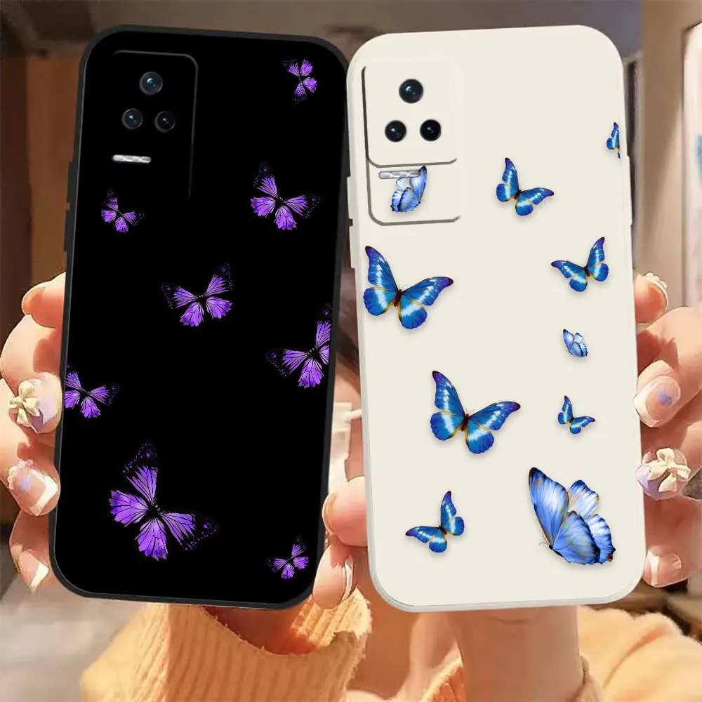 

Fly Glitter Butterfly Phone Case For Redmi K60E K60 K50 K40S K40 K30 K20 12C 10C 9A 9 8A 8 10X 10A 10 Pro 4G 5G Gaming Case Capa