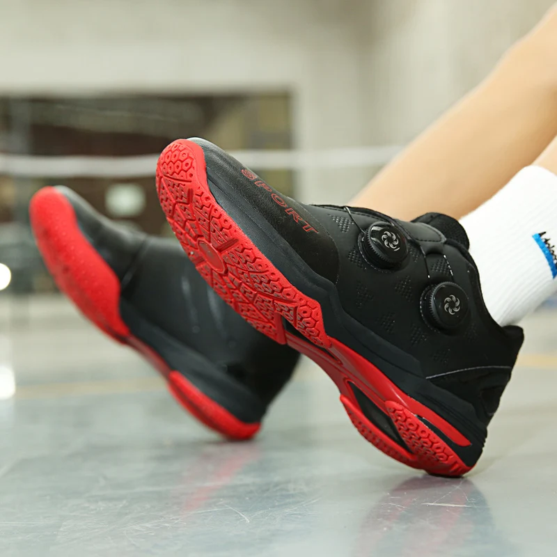 Профессиональные Нескользящие кроссовки для бадминтона обучающая обувь большой