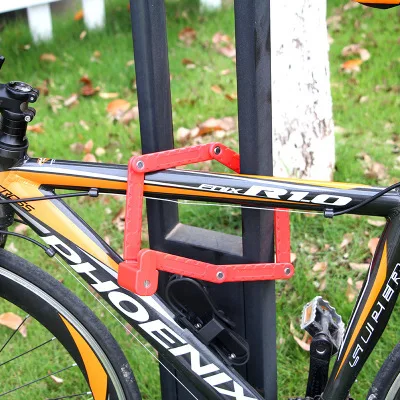 

Замок велосипедный складной с защитой от кражи, замок для горных и дорожных велосипедов, аксессуары для электровелосипедов