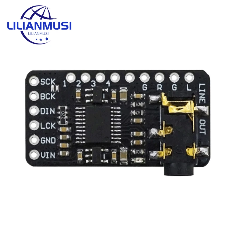 Плата DAC декодера интерфейса I2S PCM5102A, модуль плеера для Raspberry Pi pHAT, плата формата, цифровая аудиоплата PCM5102