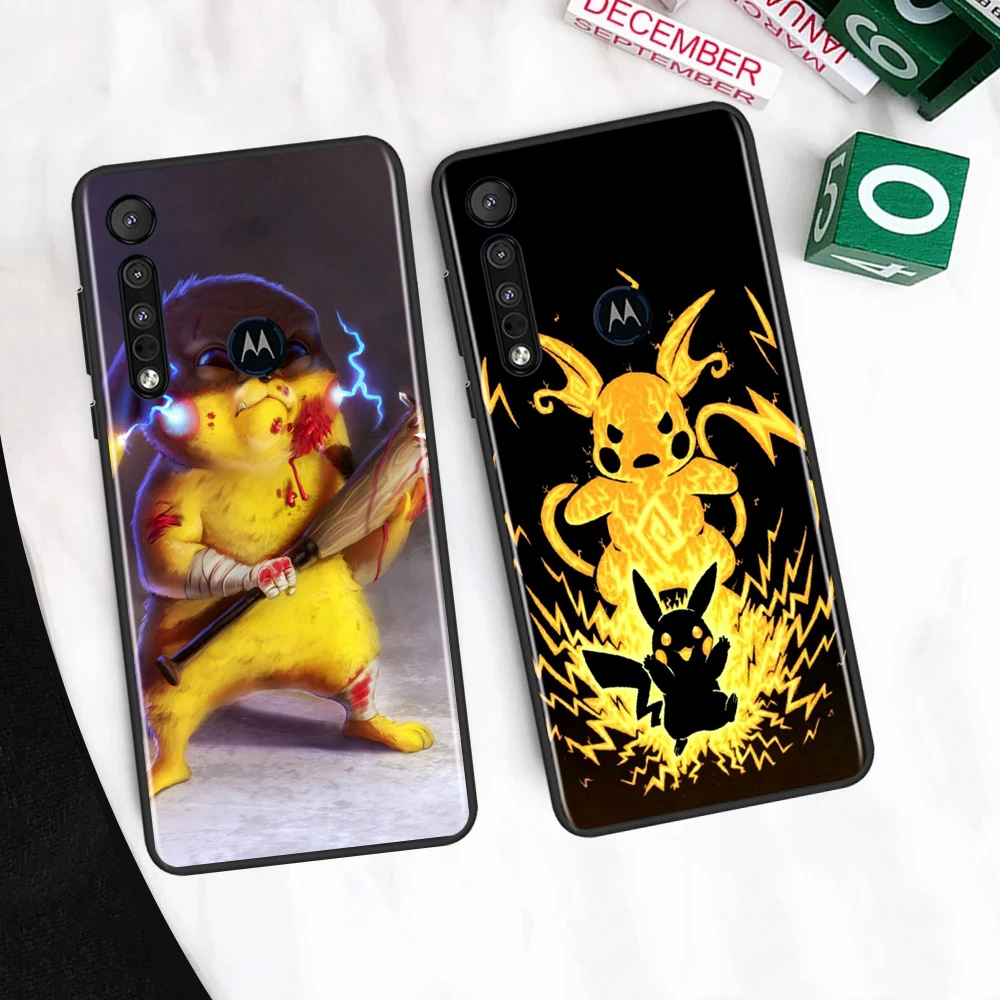 hot the pokemon pikachu for motorola moto g g60 g60s g50 g40 g9 g10 e7i e6s power edge 20 e20 2021 x3 s pro phone case free global shipping