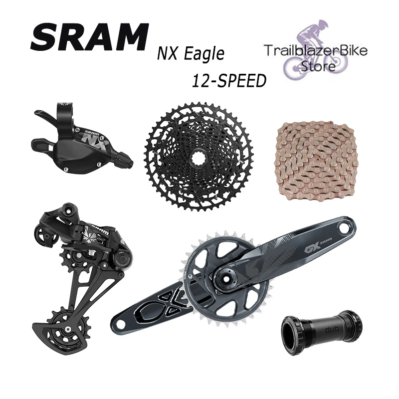 SRAM NX Eagle 12v 12-SPEED MTB Groupset GX Crankset 32T 34T Shifter RD цепь pg1210 pg1230 кассетный комплект mtb
