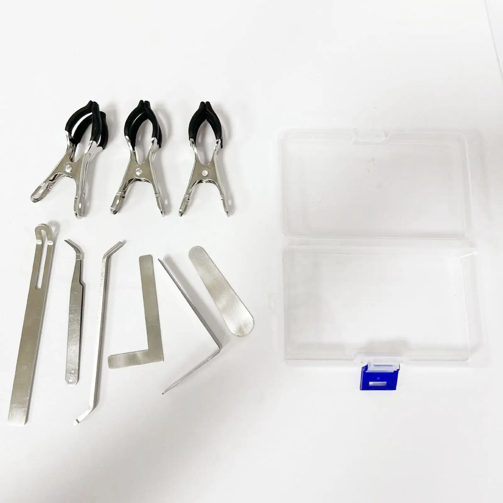 

9 Pieces Key Cover Adjusting Spring Hook Trimming Tool Set for Oboe Clarinet