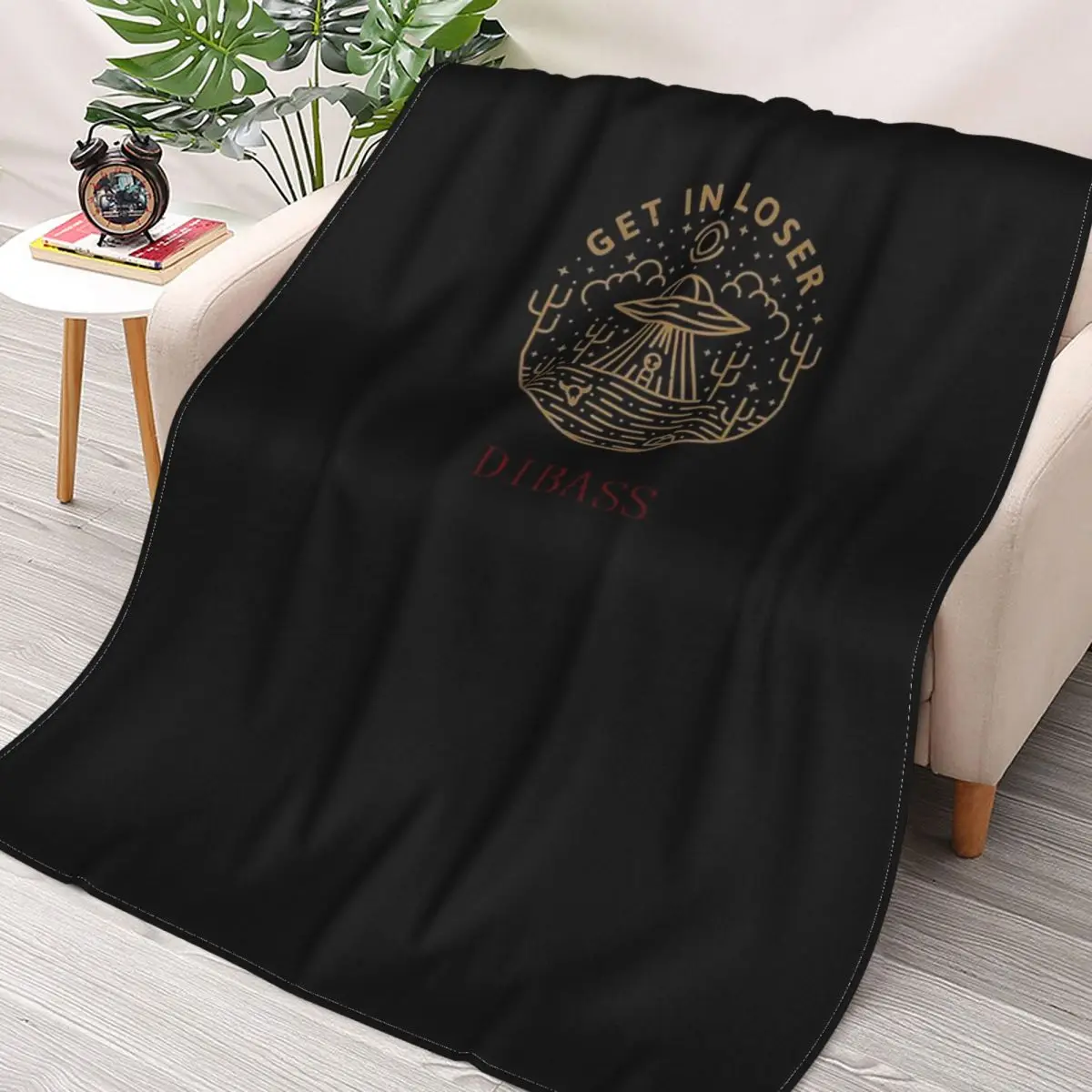 

Get In Loser 3D Printed Flannel Throw Blanket