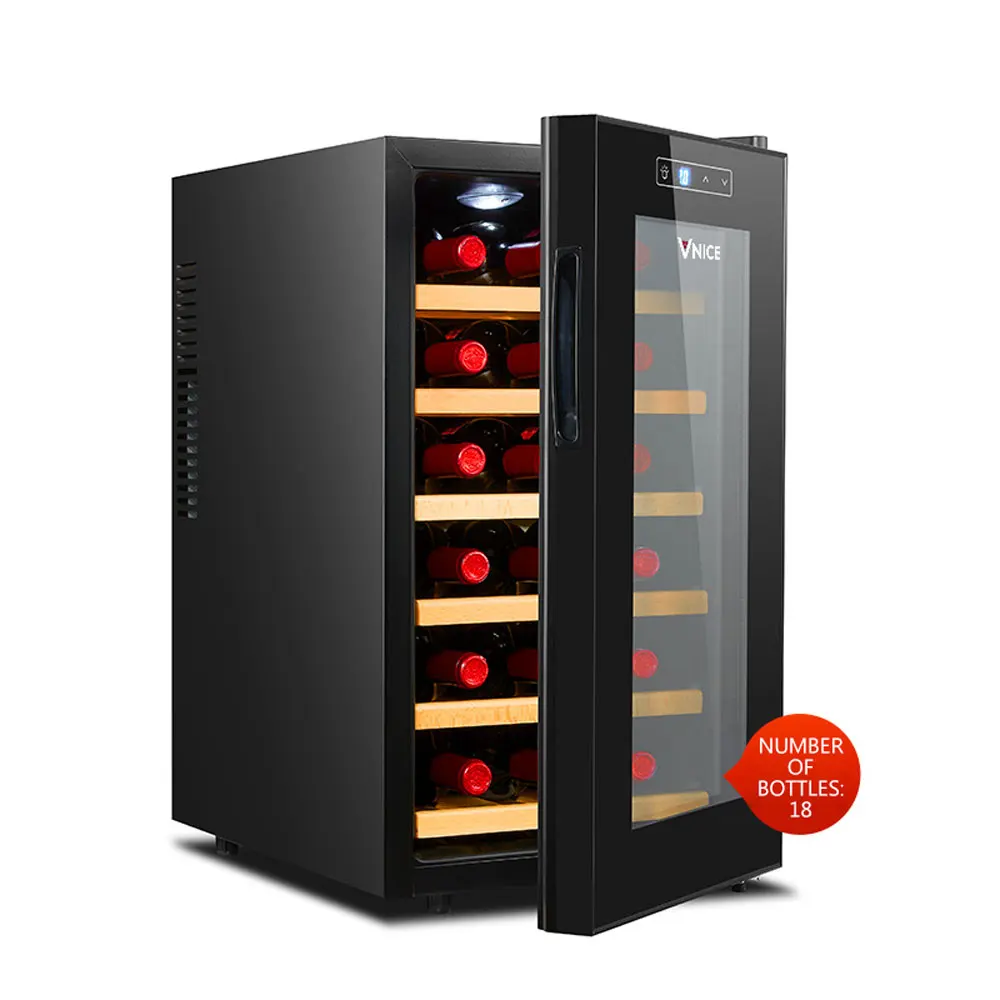 Wine Cabinet Constant Temperature Electronic Wine Storage Moisturizing Small Tea Refrigerated Wine Cabinet Home VN-18T