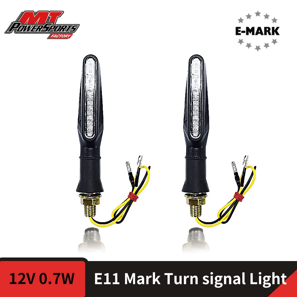 

E11 Motorcycle Indicator Turn Signal E-mark Approved LED Running Lamp Blinker Flasher For Harley Honda Yamaha Suzuki Universal