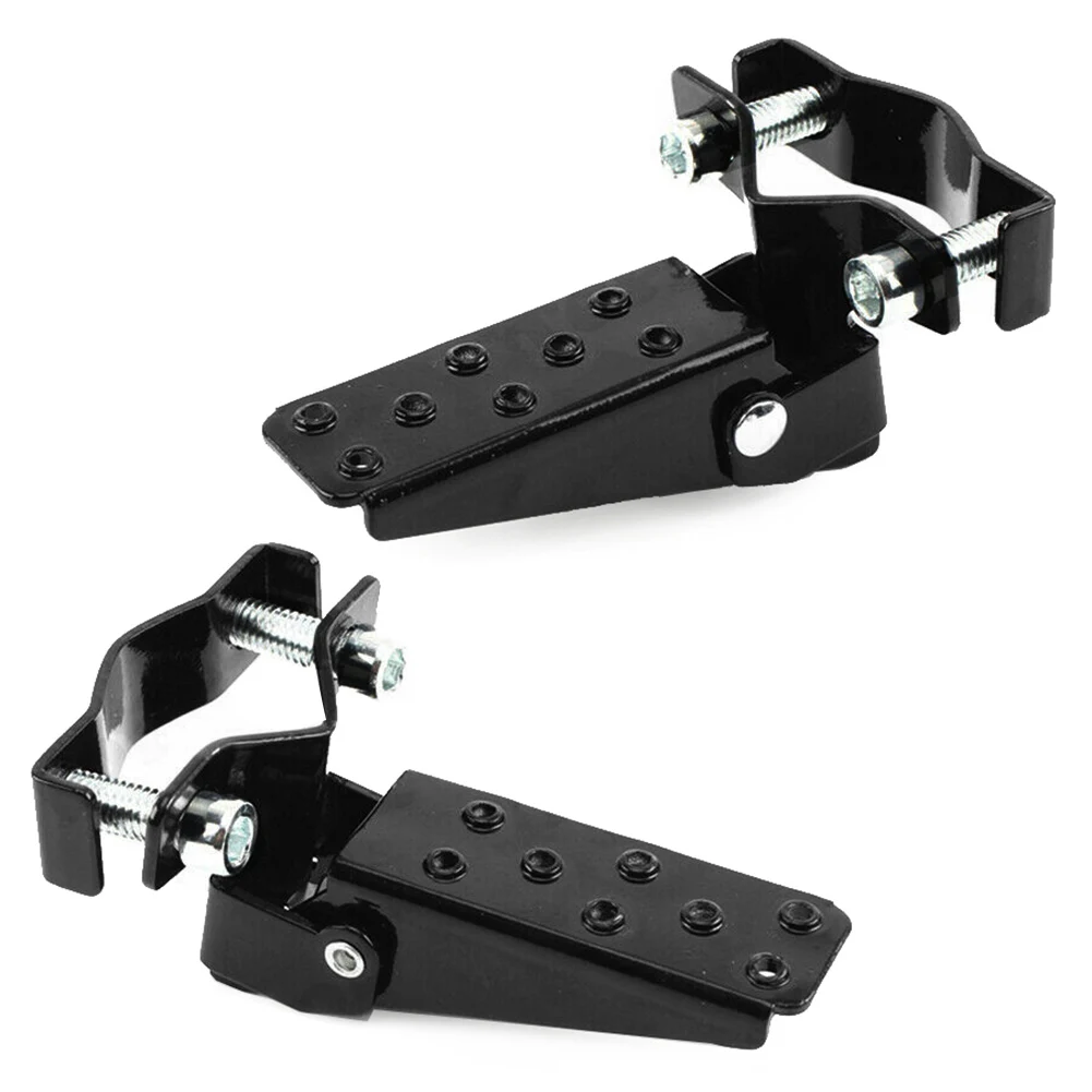 2 шт. черная подножка для пассажира мотоцикла задняя педаль подставка ног