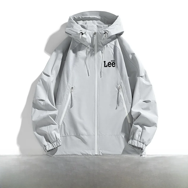 [Tri-Fold Area] Весенне-осенняя свободная куртка с капюшоном для улицы горная верхняя