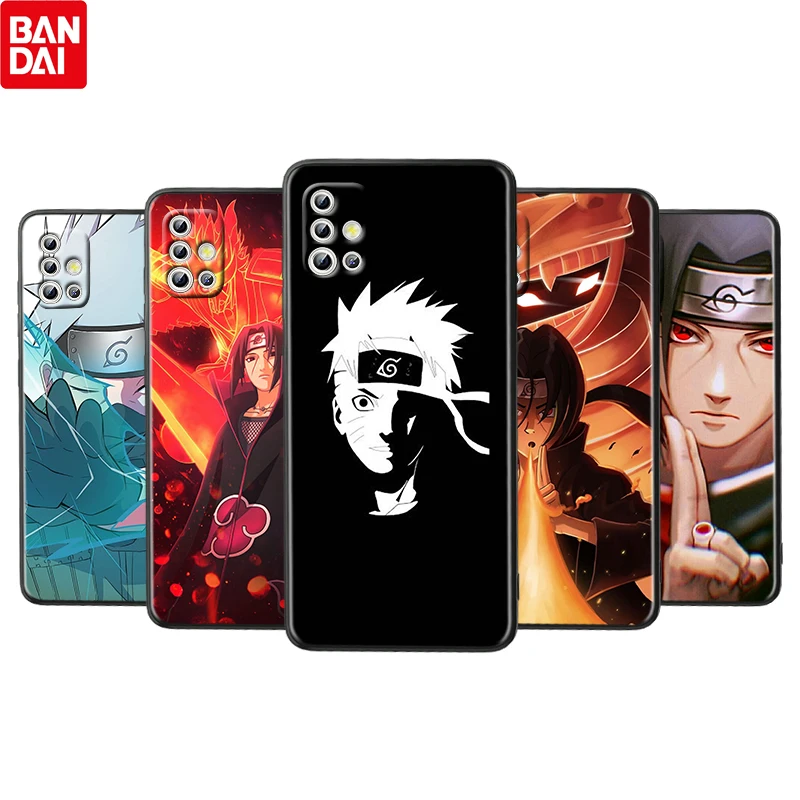 

Cute Anime NARUTO Boy For Samsung Galaxy A72 A71 A52 A51 A73 A53 A32 A12 A21S 5G Silicone Soft Black Phone Case Funda Coque Capa