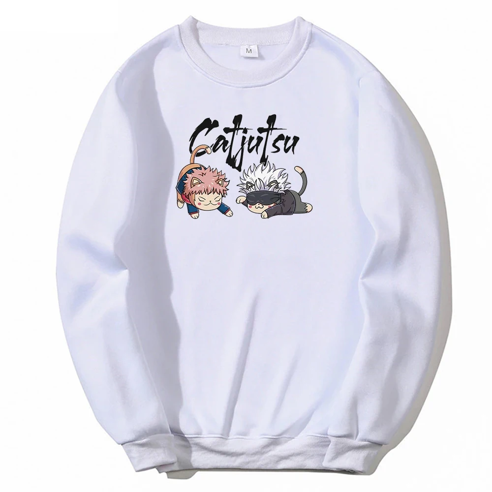 

Jujutsu Kaisen Sweatshirts Japan Cartoon Anime Mens Oversized Thick Sweatshirts Hoodies Warm Sportswear Male Fashion Hoodie