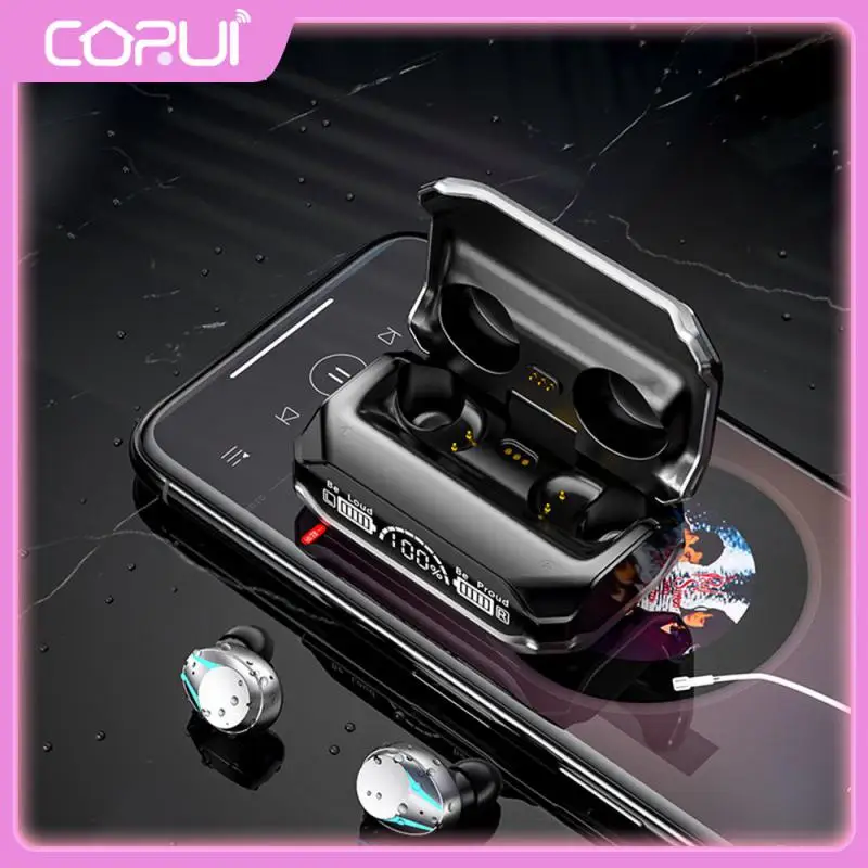 

Tws Headset Handfree Type-c Wireless Headphone Long Battery Life Rgb Lighting Wireless Headset Long Standby