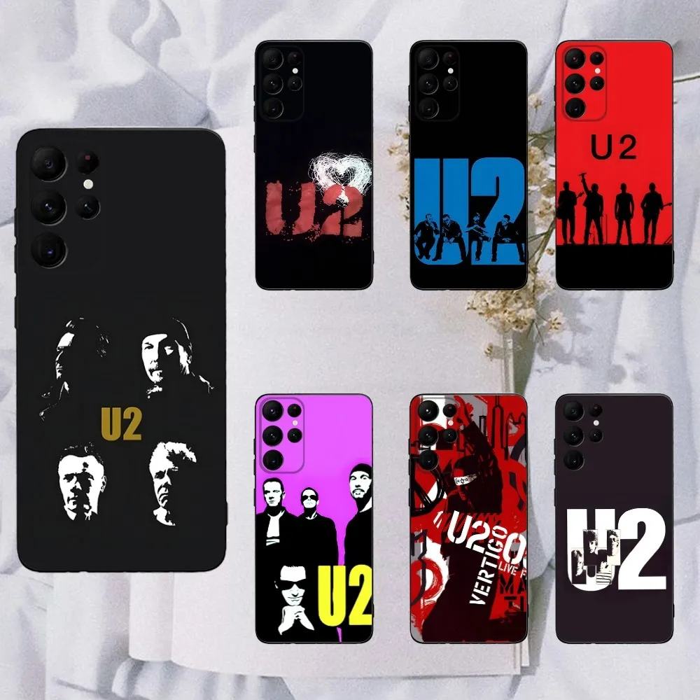 Чехол для телефона U2 Pop Band Samsung Galaxy A20 A21s A22 A31 A32 A52 A53 A72 73 A80 A91 Мягкий черный чехол - Цена: 177