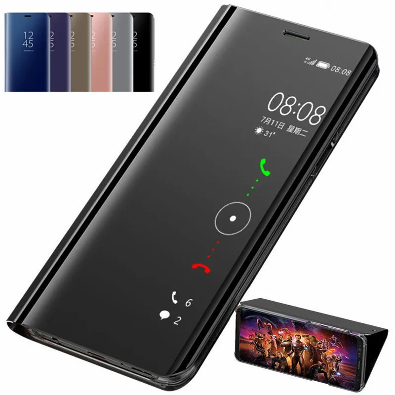 

Чехол для Xiaomi 12 Lite, прозрачный зеркальный Магнитный флип-чехол с подставкой, кожаный чехол для телефона Xiomi Mi 12 Light 12 Lite, защитная задняя крышка