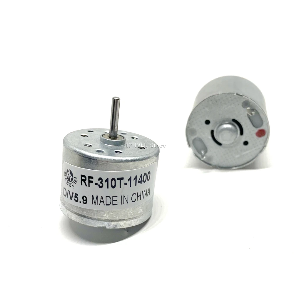 Небольшой DIY двигатель постоянного тока RF-310T-11400 5v3v6v длинный вал для USB