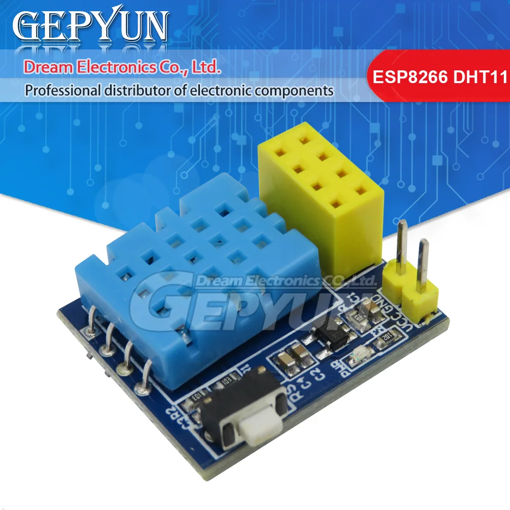 ESP8266 DHT11 ESP-01 ESP-01S модуль датчика температуры и влажности esp8266 Wifi NodeMCU Smart Home IOT ESP8266 DHT11 ESP-01 ESP-01S модуль датчика температуры и влажности esp8266 Wifi NodeMCU Smart Home IOT