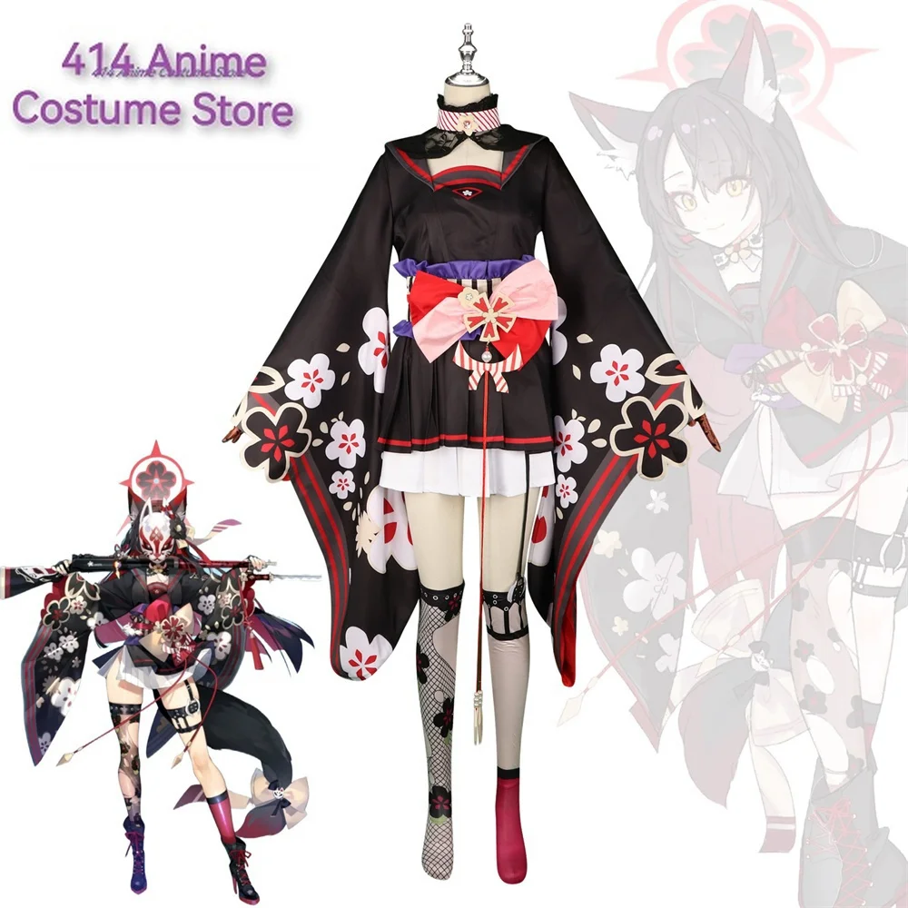 Набор костюмов для косплея Game Blue Archive Wakamo