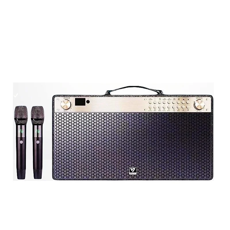 Портативный динамик Q12 SHENGYOU, деревянный кожаный ручной сабвуфер, высококачественный беспроводной динамик с Bluetooth