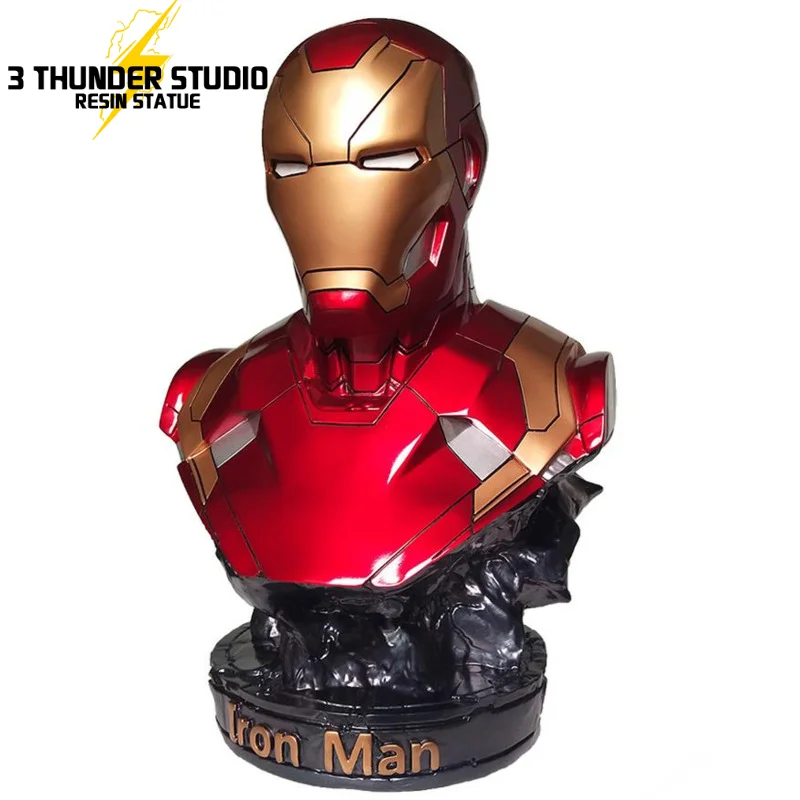 

Marvel Legends Avengers Age Of Ultron Movie Model Ironman GK Iron Man Mark43 MK43 Bust 1/2 Resin Statue Figure Collection Toy