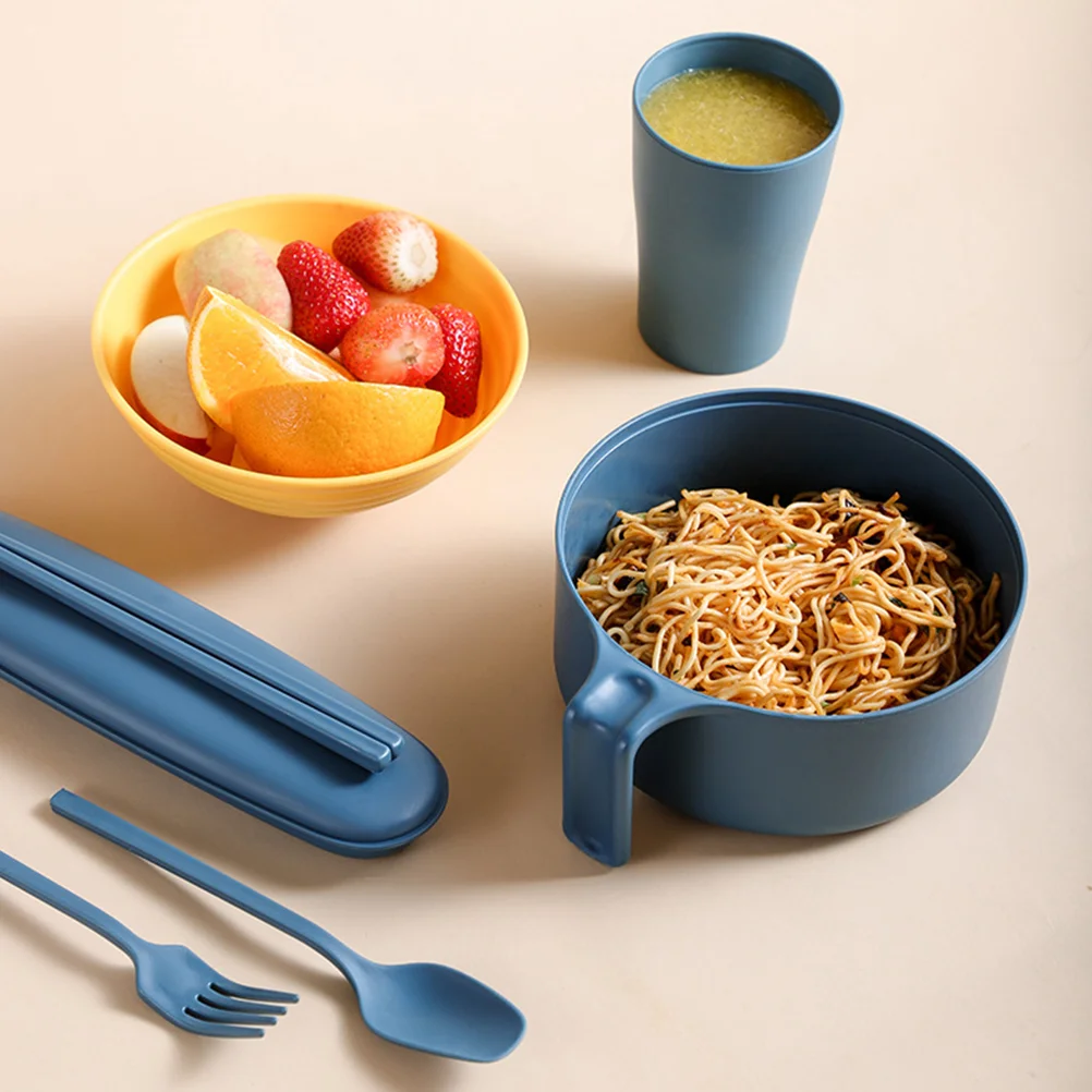 

Bowlramen Lid Noodle Soup Microwavable Instantcups Microwave Go Straw Container Oatmeal Bowls Wheat Lids