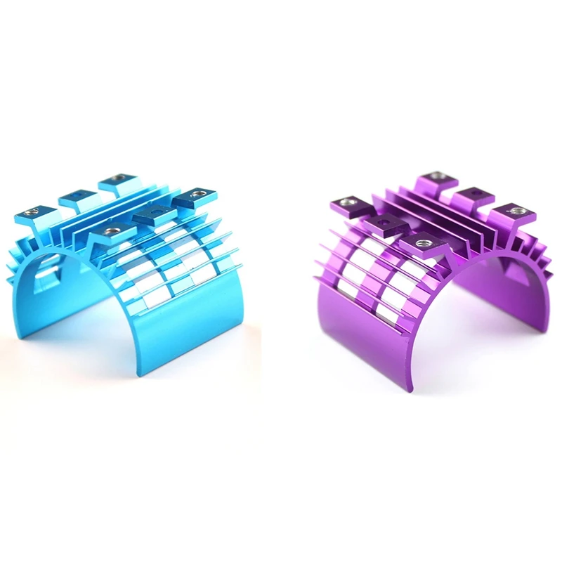 

2 шт. для Wltoys 144001 1/14 RC автомобильные запчасти 144001-1336 Улучшенный радиатор двигателя, фиолетовый и синий