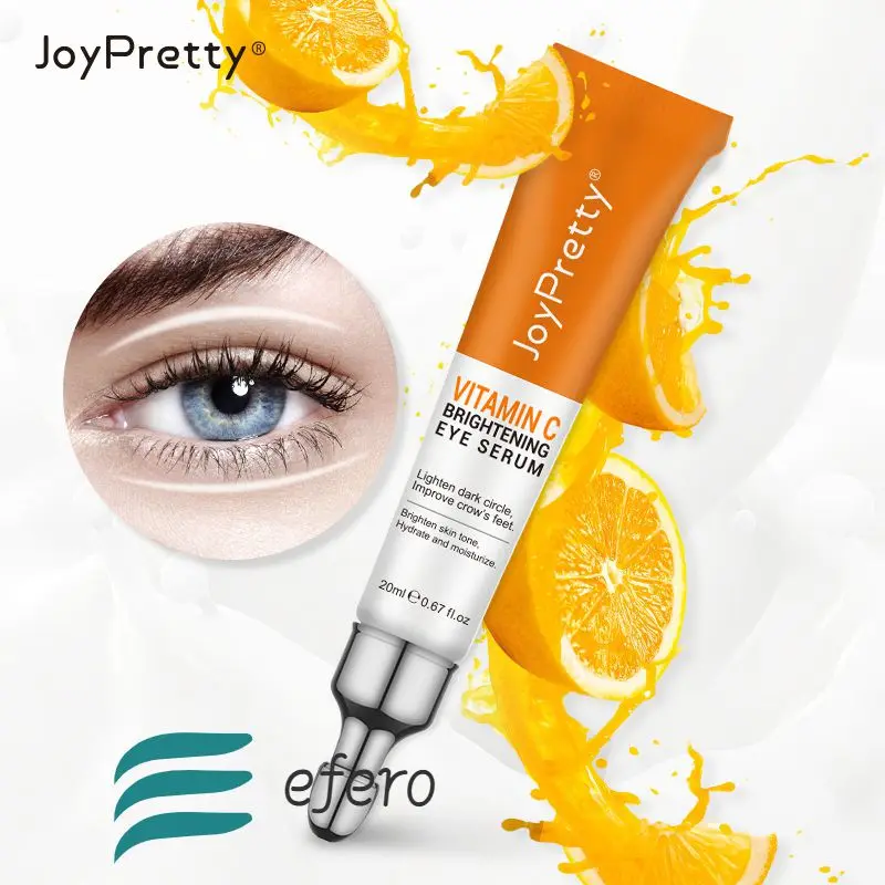 

Vitamin C Eye Cream Lightens Dark Circles Puffiness Eye Serum Anti-Wrinkle Fine Lines Firms Brightens Eye Cream SkinCare Product