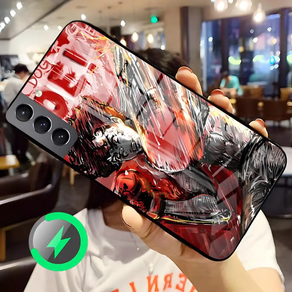 Фото Чехол для телефона Megalobox для Samsung S26 S25 S24 S23 S22 S21 S20 Edge Ultra Plus FE, стеклянный чехол Magsafe №5