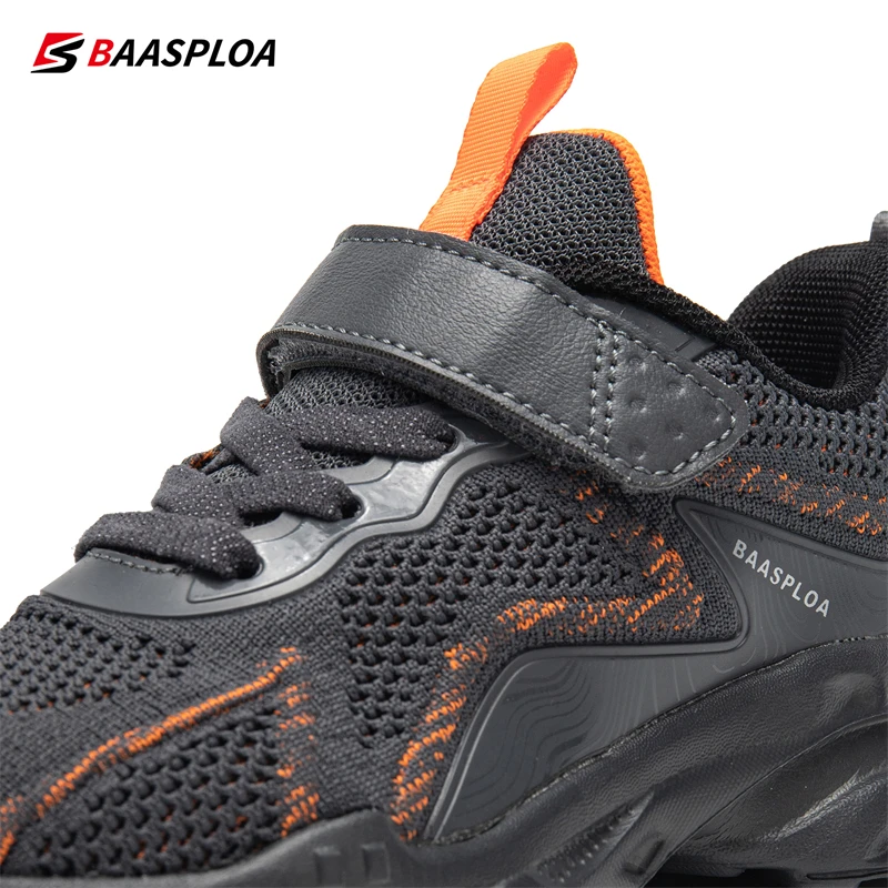 Детские Кроссовки Baasploa Для Бега 2024 Дышащая Спортивная Обувь С Сеткой Унисекс