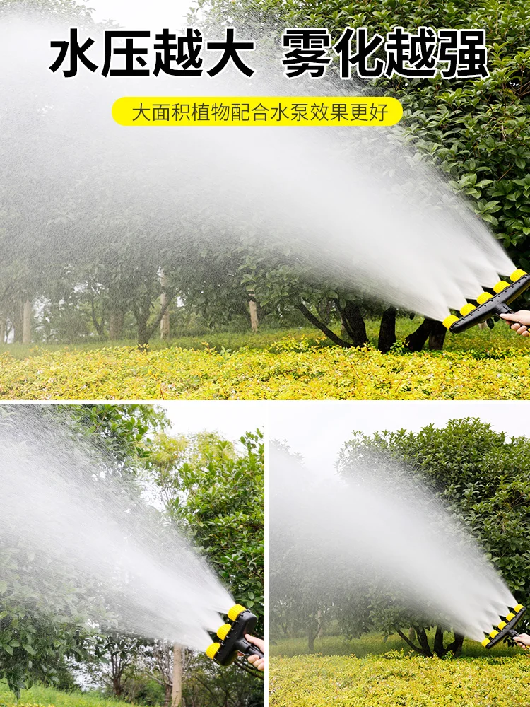 Nozzle Multi-head Spraying Hose Attachment Sprayer Perfect For Lawn Garden And Yard