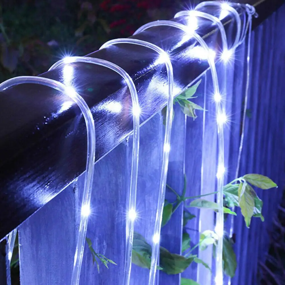 

Upgrade Pvc Solar Led Strip With Solar Panel Light Tube Waterproof Camping Party Garden Decor Outdoor Lamp Wire Wedd T5i6