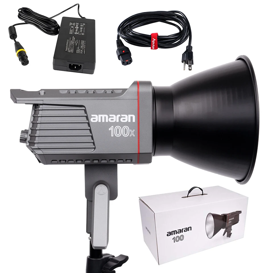 Aputure Amaran 100X 200X Bi-Color СВЕТОДИОДНЫЙ Video светильник 2700-6500K 100W Bluetooth управление через