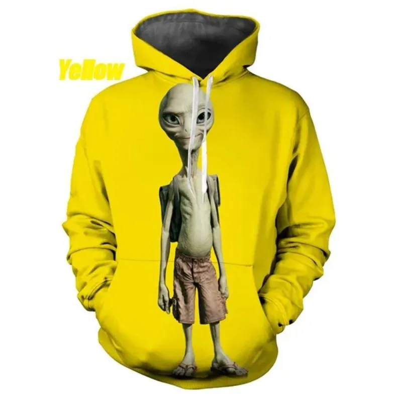 Рисунок 2 - Толстовка с 3D-принтом инопланетянина